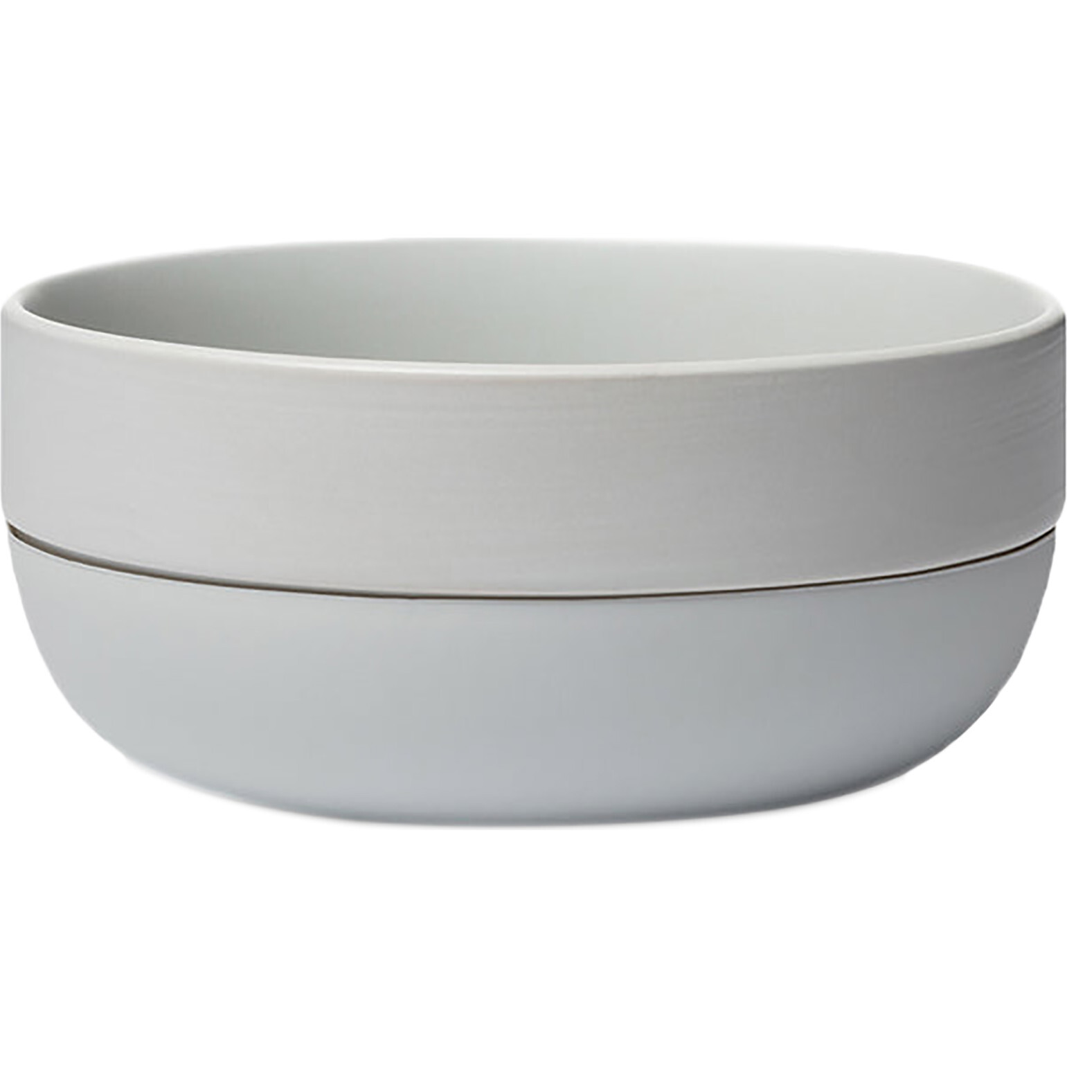 Waggo Simple Solid Dog Bowl Stand - White