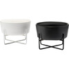 Simple Solid Stand, Matte Black - Pet Bowls & Feeders - 3
