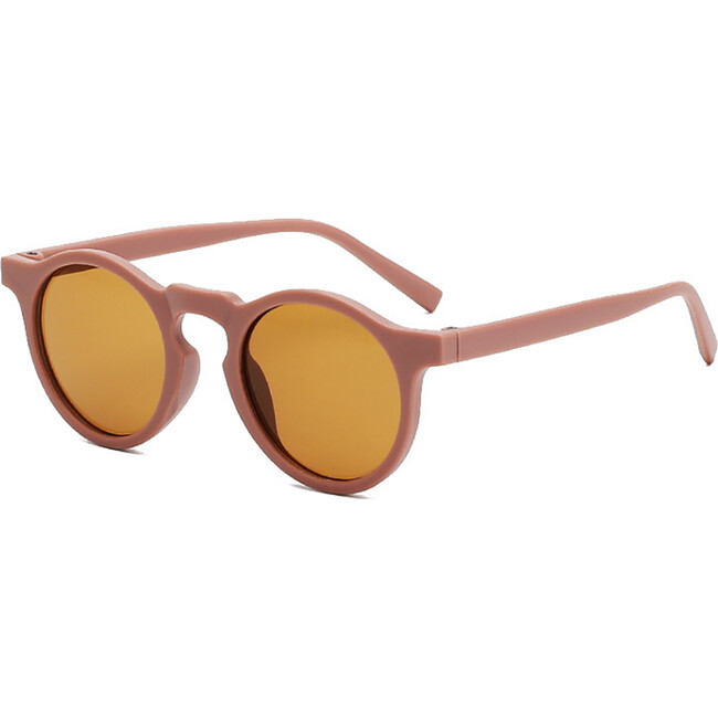 Classic Round Sunglasses, Dusty Rose - Sunglasses - 1