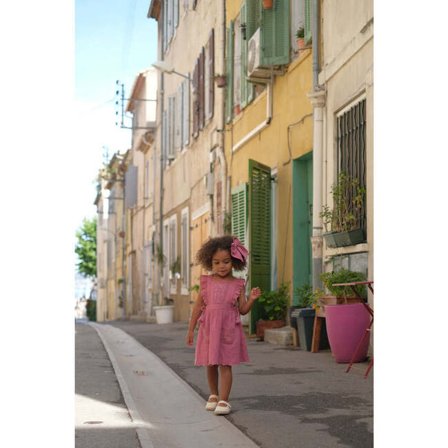 Huguette Dress, Pink - Dresses - 4
