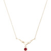 January Siam Crystal Birthstone Necklace - Necklaces - 1 - thumbnail