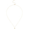 14k Gold Star Necklace with Diamond Inlay - Necklaces - 2