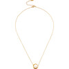 White Pearl Arc Necklace - Necklaces - 3
