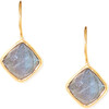 Labradorite Gold Cliff Earrings - Earrings - 1 - thumbnail