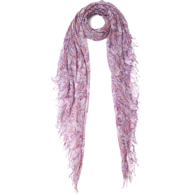 Mulberry Free Bird Cashmere and Silk Scarf