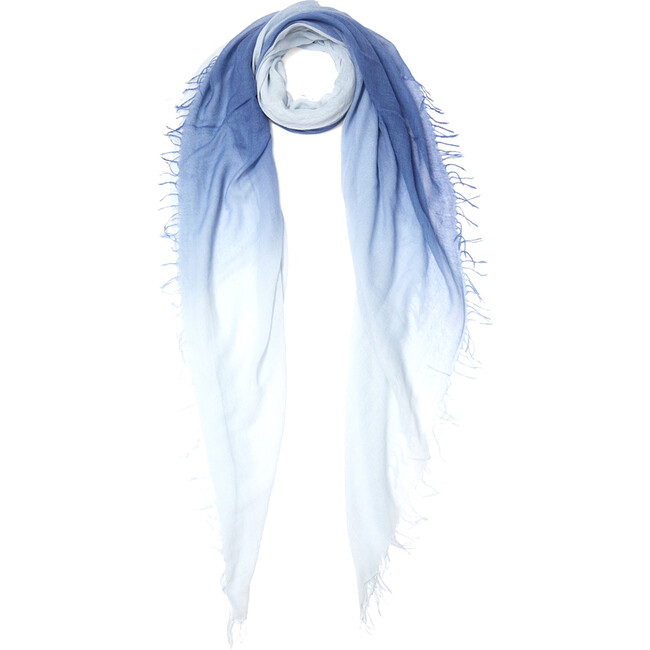 Riverside Dip-Dyed Cashmere and Silk Scarf