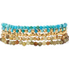 Turquoise Mix Naked Wrap Bracelet - Bracelets - 1 - thumbnail