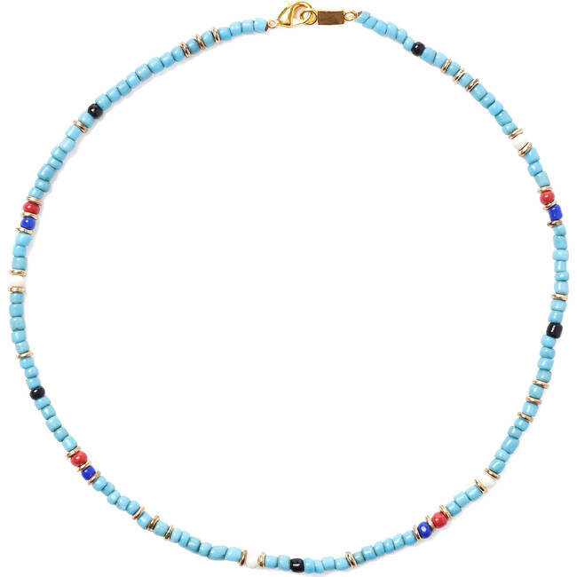 Chan Luu x Ethical Fashion Initiative Turquoise Mix Necklace - Necklaces - 1