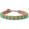 Chan Luu x Ethical Fashion Initiative Green Flower Beaded Bracelet - Bracelets - 1 - thumbnail