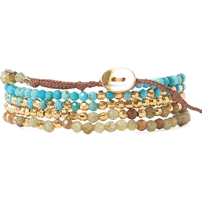Turquoise Mix Naked Wrap Bracelet - Bracelets - 2