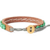 Chan Luu x Ethical Fashion Initiative Green Flower Beaded Bracelet - Bracelets - 3