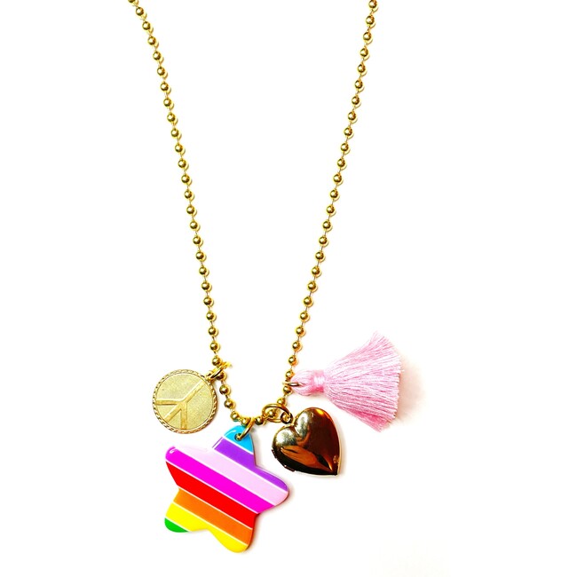 Love & Peace Charms Necklace