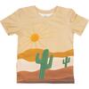 Printed Tee, Desert Sun Moon - T-Shirts - 1 - thumbnail