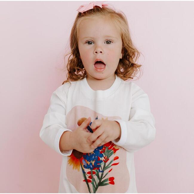 Long Sleeve Bubble, Wildflower Bouquet - Rompers - 2