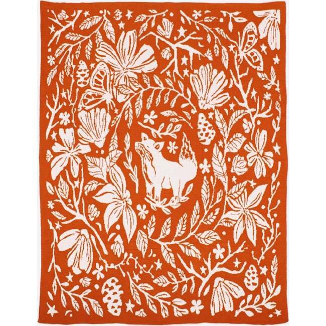 Organic Cotton Blanket, Fox
