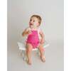 Colorblock Knit Bubble, Pink - Rompers - 3