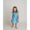 Olivia Ruffle Dress, Teal Multi - Dresses - 4
