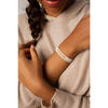 Small White & Gold MAMA Bracelet - Bracelets - 2