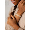 Small White & Gold MAMA Bracelet - Bracelets - 3 - thumbnail