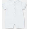 Harry Pima Short Playsuit, White - Onesies - 2