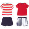4pc King of Rock Summer Outfit, Red - Mixed Apparel Set - 2