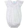 Ruched Bubble, Pintas, Periwinkle on White - Onesies - 1 - thumbnail