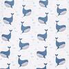 Ruched Bubble, Fin Whale on White - Onesies - 3 - thumbnail