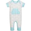 Kangaroo Romper in Aqua Wave - Rompers - 1 - thumbnail