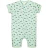 Henley Romper, Tugboats on Aqua - Rompers - 1 - thumbnail