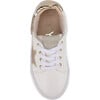 Miss Harper Sneaker, White & Gold Star - Sneakers - 3