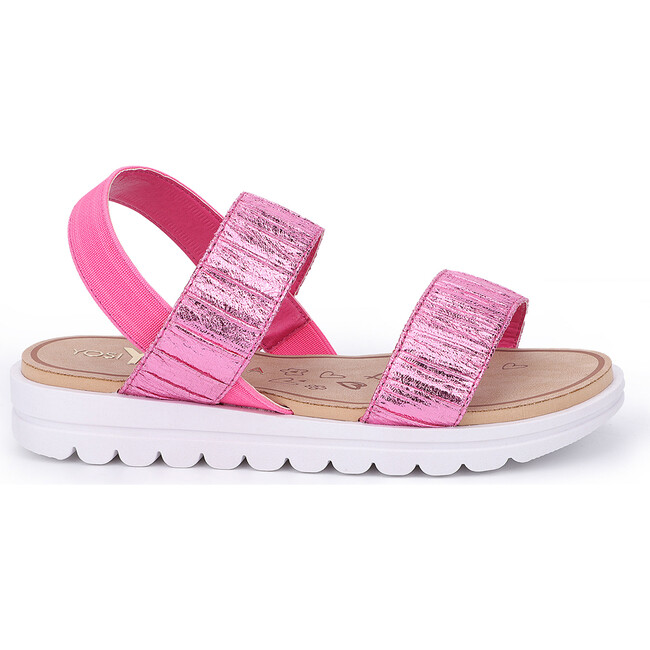 Miss Olivia Slingback Sandal, Pink Metallic - Sandals - 1