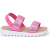 Miss Olivia Slingback Sandal, Pink Metallic - Sandals - 1 - thumbnail