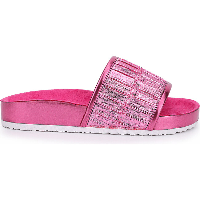 Miss Ariel Slide, Pink Metallic - Sandals - 1