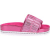 Miss Ariel Slide, Pink Metallic - Sandals - 1 - thumbnail