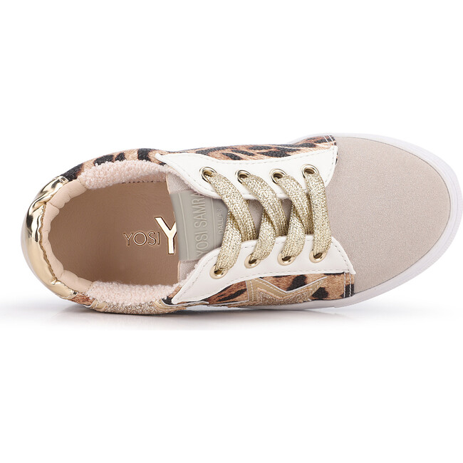 Miss Harper Sneaker, Leopard Print & Gold - Sneakers - 3