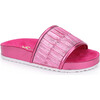 Miss Ariel Slide, Pink Metallic - Sandals - 4