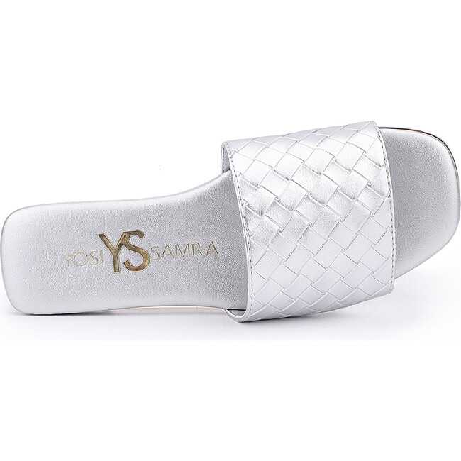 Miss Nathalie Slide, Silver - Sandals - 3