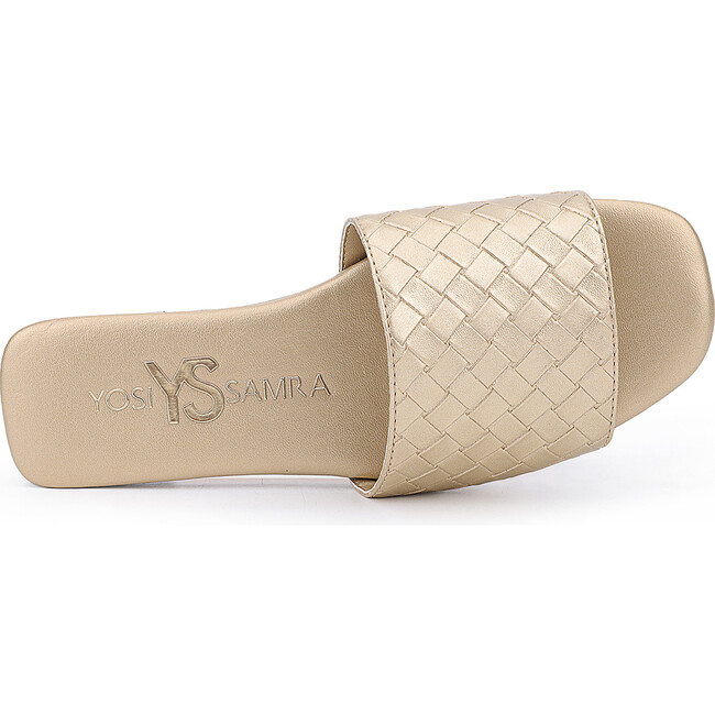 Miss Nathalie Slide, Gold - Sandals - 3