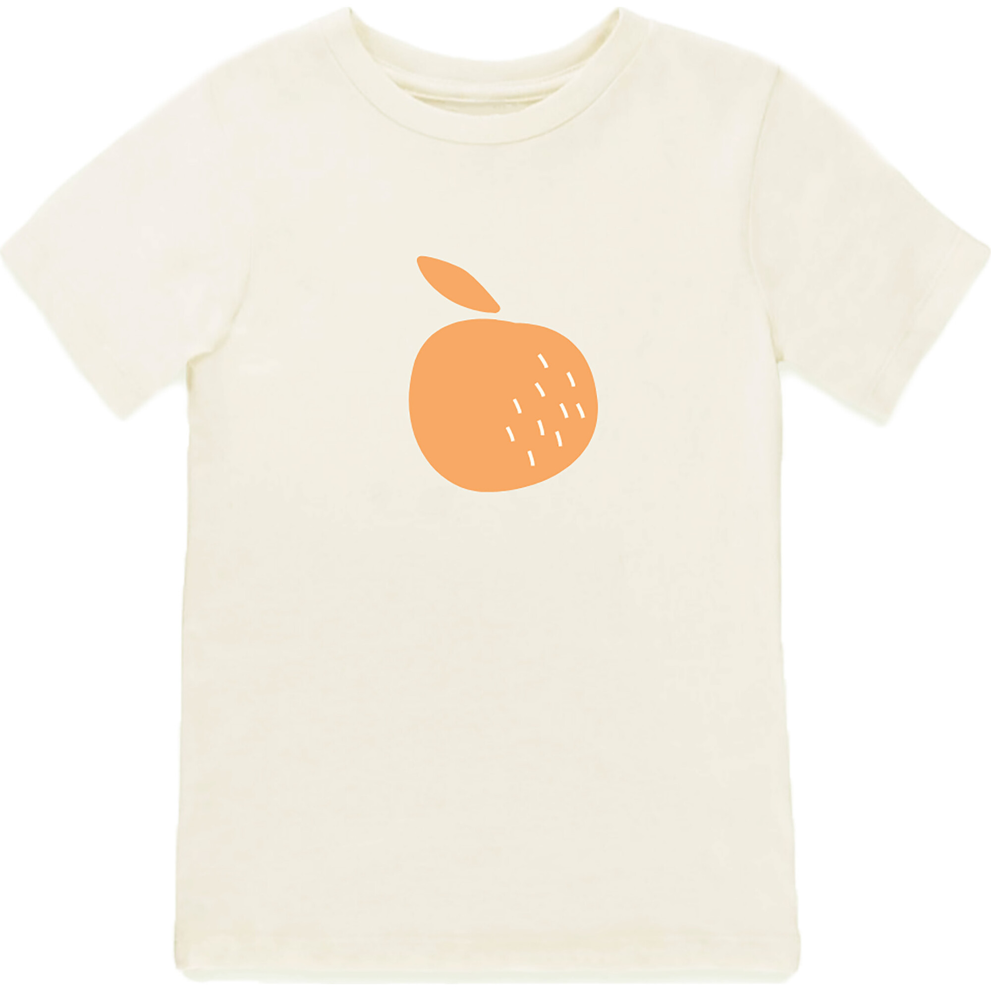 Little Cutie Short Sleeve Tee, Mango - T-Shirts - 1