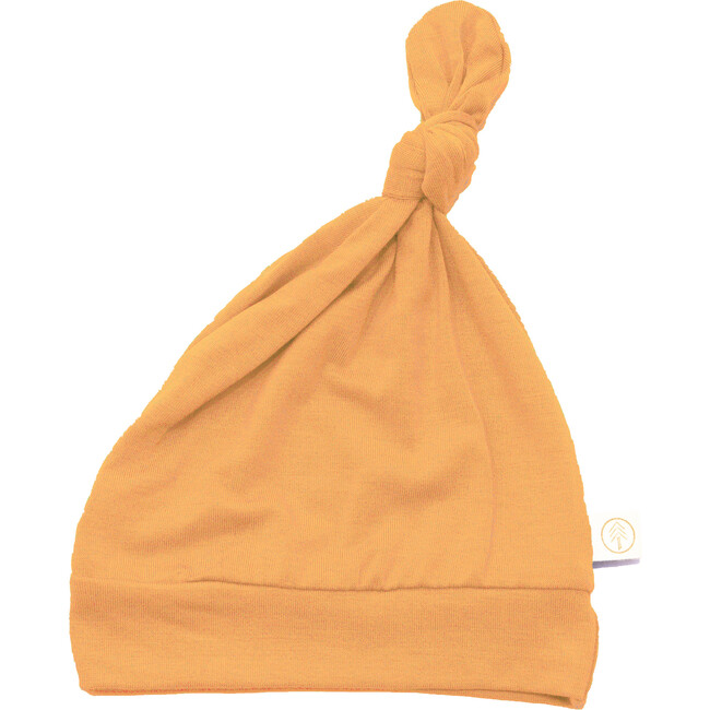 Bamboo Baby Top Knot Hat, Mango