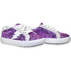 Ziggy Sneaker, Purple Glitter - Sneakers - 2 - thumbnail