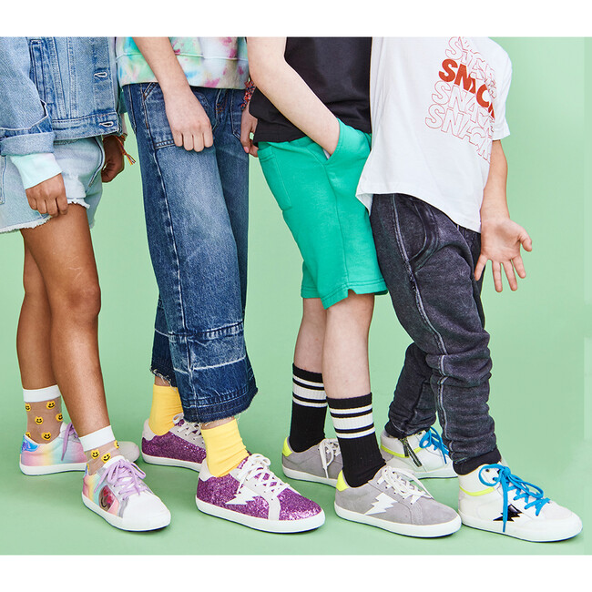 Dolly Sneaker, Rainbow Glitter - Sneakers - 4