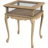 Burton Curio Table, Antique Beige - Accent Tables - 1 - thumbnail