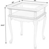 Burton Curio Table, Antique Beige - Accent Tables - 6 - thumbnail