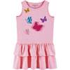 Butterfly Tiered Dress, Purple - Dresses - 1 - thumbnail