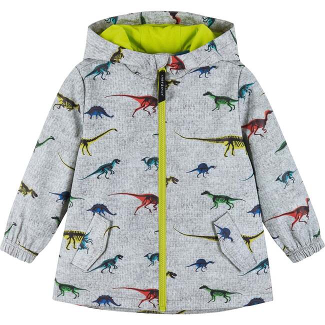 Dinosaur Raincoat, Grey