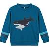 Shark Sweatshirt Set, Blue - Mixed Apparel Set - 2