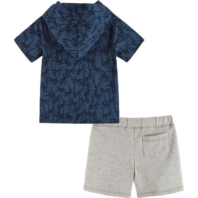 Baby Surf Hooded Set, Navy