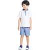 Surf Henley Set, White - Mixed Apparel Set - 2