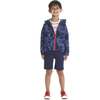 Tie Dye Windbreaker, Navy - Jackets - 3